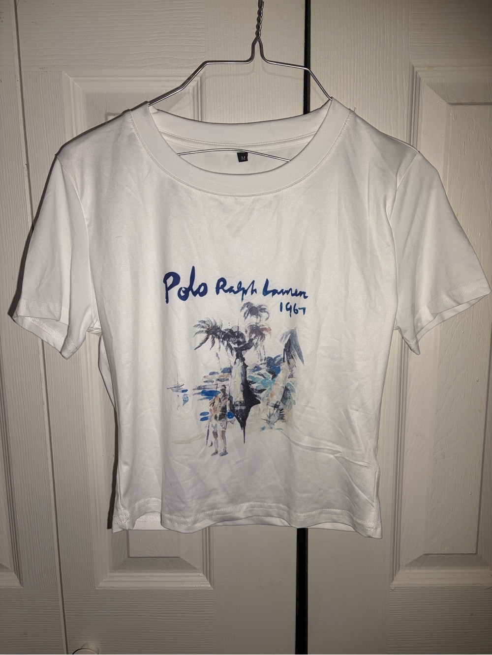Polo Ralph Lauren White Graphic Tee